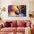 Colorful Pelican Painting | Modern Elegant Proud Bird Canvas | Vibrant Animal Wall Art for Living Room Décor
