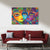 Abstract Feminine Duo Painting | Vibrant Modern Women Canvas | Two Girls Faces Wall Art for Artistic Home & Office Wall Décor