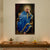 Shukrana Guru Ji Canvas Painting | Calm Devotional Wall Art with Serene Blue Tones | Home, Prayer & Meditation Room Decor