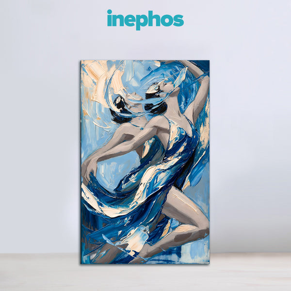 Gemini Zodiac Wall Art | Creative Freedom, Expression & Mental Agility | Air Dance Consciousness | Abstract Dancer Canvas Painting | Gemini Air Element Expression Astrology Artwork | Living Rooms, Creative Studios & Artistic Spaces