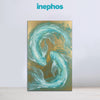 Pisces Zodiac Wall Art | Spiritual Awareness, Emotional Harmony & Deep Intuition | The Ocean of Consciousness | Twin Fish Ocean Canvas Painting | Pisces Water Sign Consciousness & Spiritual Depth Astrology Artwork