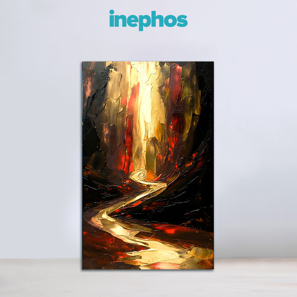 Scorpio Zodiac Wall Art | Transformation, Inner Power & Spiritual Evolution | Alchemical Rebirth Flow | Transformation Abstract Canvas Painting | Scorpio Water Sign Rebirth & Regeneration Astrology Artwork
