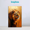 Leo Zodiac Wall Art | Courage, Authority & Royal Leadership Energy | Royal Solar Guardian | Majestic Lion Canvas Painting | Leo Sun Sign Power & Confidence Astrology Artwork | Executive Offices, Living Rooms & Leadership Spaces