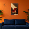 Leo Zodiac Wall Art | Authority, Confidence & Leadership Presence | Seat of Authority | Royal Throne Canvas Painting | Leo Fire Sign Power & Recognition Astrology Artwork | Executive Offices, Leadership Cabins & Power Spaces