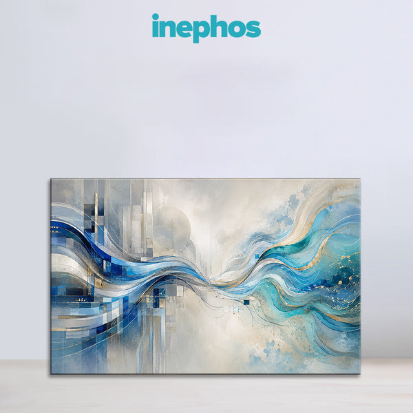 Gemini Zodiac Wall Art | Communication, Flow & Intellectual Harmony | Celestial Thought Stream | Dual Energy Flow Canvas Painting | Gemini Air Sign Astrology Artwork | Creativity, Clarity & Modern Living Spaces