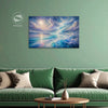 Pisces Zodiac Wall Art | Celestial Ocean of Dreams & Spiritual Flow | Mystical Water Element Astrology Canvas Painting | Intuition, Healing & Divine Serenity Decor