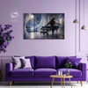 Pisces Zodiac Wall Art | Moonlit Symphony of Dreams & Emotional Harmony | Celestial Piano Astrology Canvas Painting | Spiritual Serenity & Artistic Soul Decor