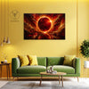 Scorpio Zodiac Wall Art | Intensity, Transformation & Hidden Power | Crimson Eclipse Core | Mystic Water-Fire Energy Canvas Painting | Scorpio Astrology Artwork | Protection, Depth & Soul Awakening Spaces