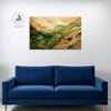 Taurus Zodiac Wall Art | Harmony, Stability & Natural Abundance | Emerald Earth Flow | Luxury Prosperity Energy Canvas Painting | Taurus Earth Sign Astrology Artwork | Wealth, Peace & Grounded Living Spaces