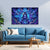 Lord Shiva Canvas Painting | Cosmic Mahadev Wall Painting | Spiritual Shiva Canvas Wall Art