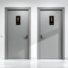Men & Women Washroom Acrylic Signage | Premium Black & Gold Toilet Sign Board | Modern Restroom Sign for Office, Hotel & Commercial Spaces