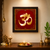 Golden Om Acrylic Photo Frame | Premium Hindu Spiritual Wall Decor | Red & Gold Om Symbol Frame for Home, Office & Pooja Room