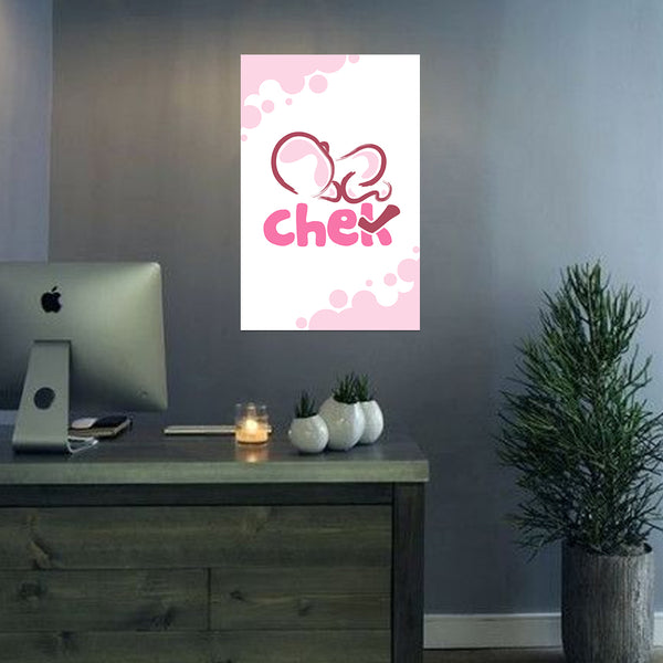 Cute Pink Mother & Baby Line Art | for Gynecology Clinics, Hospitals, IVF Centers & Maternity Health Awareness Décor
