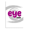 Eye Care Awareness Poster | Modern Eye Illustration for Optometry Clinics, Hospitals, Eye Testing Centres & Vision Health Décor