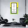 Cleanliness Motivational Wall Art for Office | School, Home, Society & Workplace | Minimal Modern Hygiene Quote Print