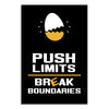 Push Limits Break Boundaries Motivational Poster | Inspirational Wall Art for Office, Study Room, Gym & Workspace