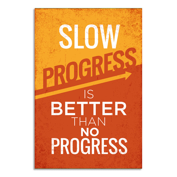 Inspiring Wall Art for Office, Study Room, Gym & Classroom | Daily Growth Mindset Quote