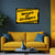 Safety Warning Poster | Caution Sign for Home, Office, School, Shops & Workplaces | Bold Yellow–Black Security Awareness Wall Sign