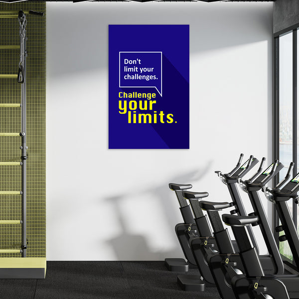 Motivational Wall Poster for Office & Study Room | Inspirational Quote Art | Productivity, Focus & Success Décor