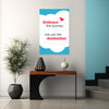 Inspirational Wall Poster for Office, Home & Students | Motivational Quote Art for Focus, Growth Mindset & Daily Positivity