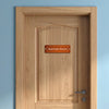 Teacher's Room Wooden Name Plate | Elegant Office Door Sign for Schools, Colleges & Institutions
