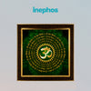Premium Om Namah Shivaya Wooden Photo Frame | Golden Om Mandala Spiritual Wall Decor | Vastu & Meditation Room Frame