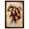 Personalised Photo Frame on Canvas or Vinyl Print with Frame | Customized Framed Wall Art for Birthday, Anniversary & Festival Gifting