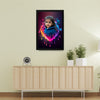 Customized Kids Photo Frame with Neon Heart Art | Wall Frame for Birthday Gifts, Nursery & Room Decoration