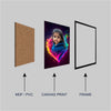 Personalized Photo Frame with Color Splash Effect | Custom Portrait Gift for Kids, Friend & Family | Unique Wall Decor