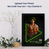 Customized Glow Effect Photo Frame | Personalized Frame for Gym Lovers | Birthdays & Stylish Gifting