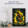 Customized Romantic Couple Portrait Frame | Personalized Wall Art | Gift for Weddings & Anniversaries