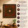 Om Namah Shivaya Acrylic Photo Frame | Sacred Shiva Mantra Om Wall Decor | Premium Spiritual Frame for Home, Office & Pooja Room