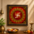 Swastik Mandala Acrylic Photo Frame | Premium Hindu Spiritual Wall Decor | Auspicious Wall Frame for Home, Office & Pooja Room