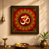 Om Mandala Acrylic Photo Frame | Premium Om Wall Decor | Spiritual Wall Frame for Home, Office & Pooja Room