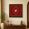 Swastik Mandala Acrylic Photo Frame | Premium Swastik Wall Decor | Auspicious Hindu Wall Frame for Home, Office & Pooja Room