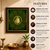 Premium Lord Ganesha Om Namah Shivaya Wooden Photo Frame | Sacred Green Mandala Wall Decor | Vastu Home & Office Decoration