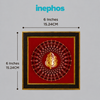 Golden Lord Ganesha Mandala Acrylic Photo Frame | Premium Ganpati Wall Decor | Spiritual Wall Frame for Home, Office & Pooja Room