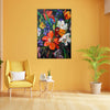 Vibrant Garden Symphony Premium Canvas Painting for Living Room, Bedroom, Office, Hotels, Drawing Room