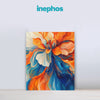 Vibrant Abstract Floral Swirl Premium Canvas Painting for Living Room, Bedroom, Office, Hotels, Drawing Room