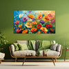 Vibrant Floral Burst Premium Canvas Painting for Living Room, Bedroom, Office, Hotels, Drawing Room
