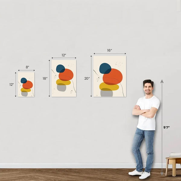 Trishul Lotus Framed Poster | Lord Shiva Symbol Wall Art for Protection, Power & Positive Energy | Spiritual Vastu Décor