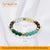 AstroZiva Dhan Yog Crystal Bracelet for Men & Women | Citrine, Tiger Eye, Green Jade, Green Aventurine, Sphatik, Pyrite & Hematite Crystals | Wealth, Good Luck & Positive Energy | Stretchable Crystal Bracelet