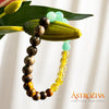 AstroZiva Money Magnet Crystal Bracelet for Men & Women | Tiger Eye, Citrine, Green Aventurine & Pyrite Natural Stone Beads | Wealth, Prosperity, Good Luck & Positive Energy | Stretchable Crystal Jewelry