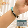 AstroZiva Money Magnet Crystal Bracelet for Men & Women | Tiger Eye, Citrine, Green Aventurine & Pyrite Natural Stone Beads | Wealth, Prosperity, Good Luck & Positive Energy | Stretchable Crystal Jewelry