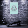 Excuses Don’t Burn Calories Funny Gym Poster | Motivational Fitness Wall Art for Home Gym, Workout Room, Office & Weight Loss Goals