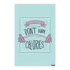 Excuses Don’t Burn Calories Funny Gym Poster | Motivational Fitness Wall Art for Home Gym, Workout Room, Office & Weight Loss Goals
