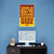 There Is Only One Way to Success | Hard Work Gym Motivation Poster | Vinyl Wall Art for Fitness Room & Workout Corners