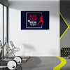 Never Stop & Break the Limits Poster | Bold Running Motivation Wall Art for Gym, Home Workout, and Athlete Spaces | Fitness Poster for Stamina & Strength Goals