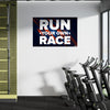 Run Your Own Race | Inspirational Fitness Wall Poster for Runners, Athletes, and Gym Motivation | Bold Typography Art for Home, Gym & Office