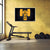 Train Hard No Pain No Gain Fitness Poster | Bold Dumbbell Wall Art for Home Gym, Workout Studio & Fitness Motivation
